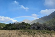 Regenbogen am Mount Cook